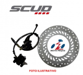 SISTEMA FREIO TITAN / FAN 125 ATÉ 08 SCUD C/ DISCO S/ GARFO